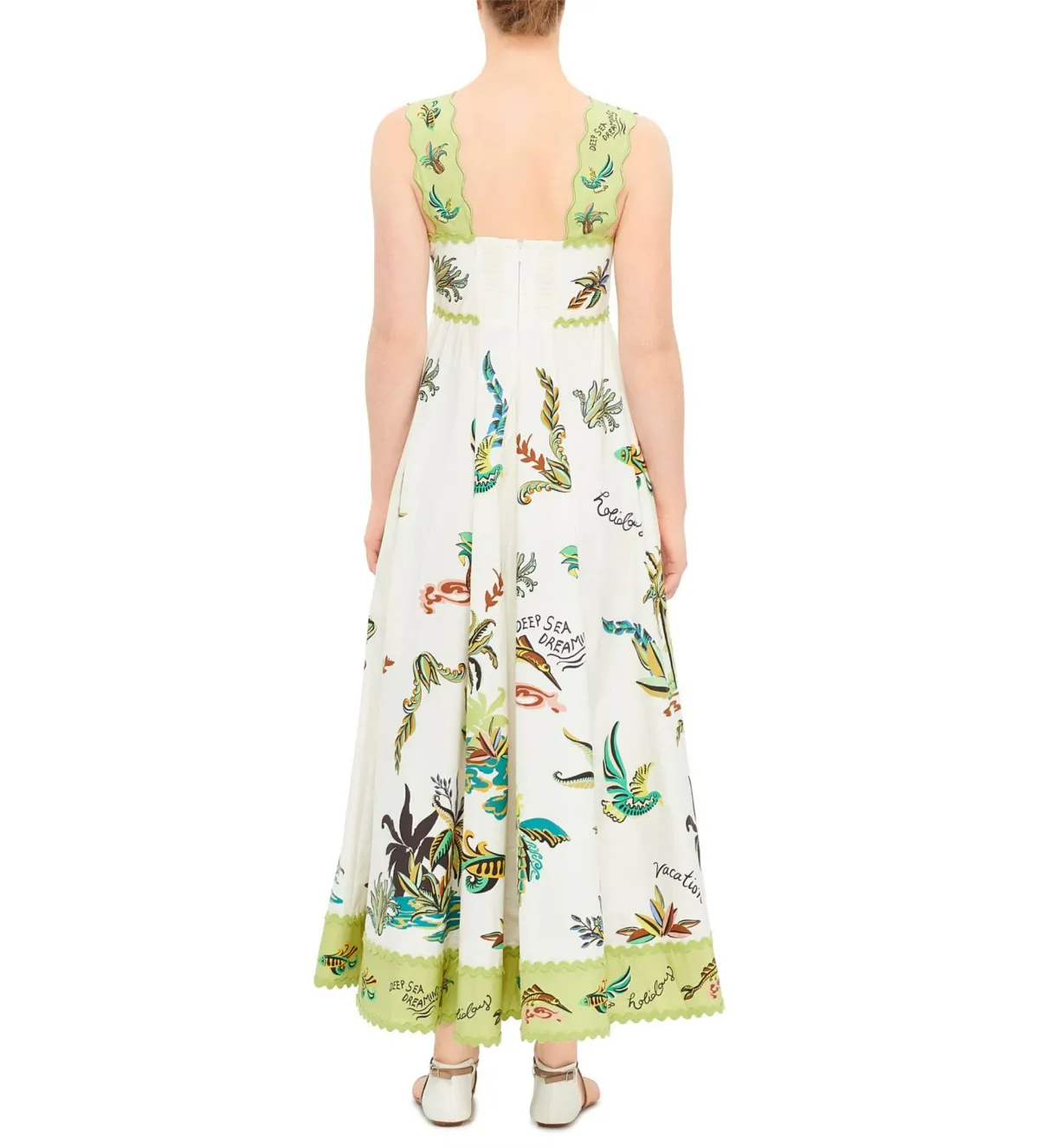 Alemais Day Dream Summer Dress Exclusive Print Size 12 - Image 3