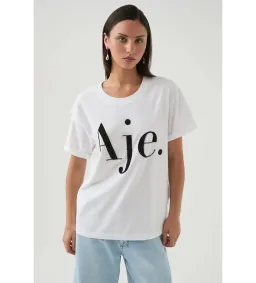 Aje Beyond Embellished Logo Tee Size XS/6 for rent on The Volte - image 1