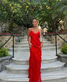 Rat & Boa Cecelia Dress Red Size 4 for rent on The Volte - image 4