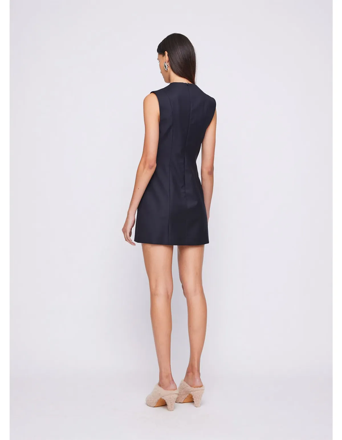 Anna Quan Hanna Mini Dress Black Size 10 - Image 4