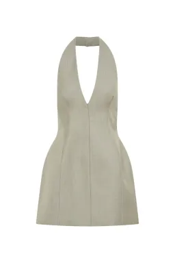 Camilla and Marc Pompidou Mini Dress Olive Marle Size 8 for rent on The Volte - image 4