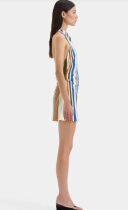 Sir The Label Thistle Halter Mini Dress Multi Size 1 / Aus 8 for rent on The Volte - image 2