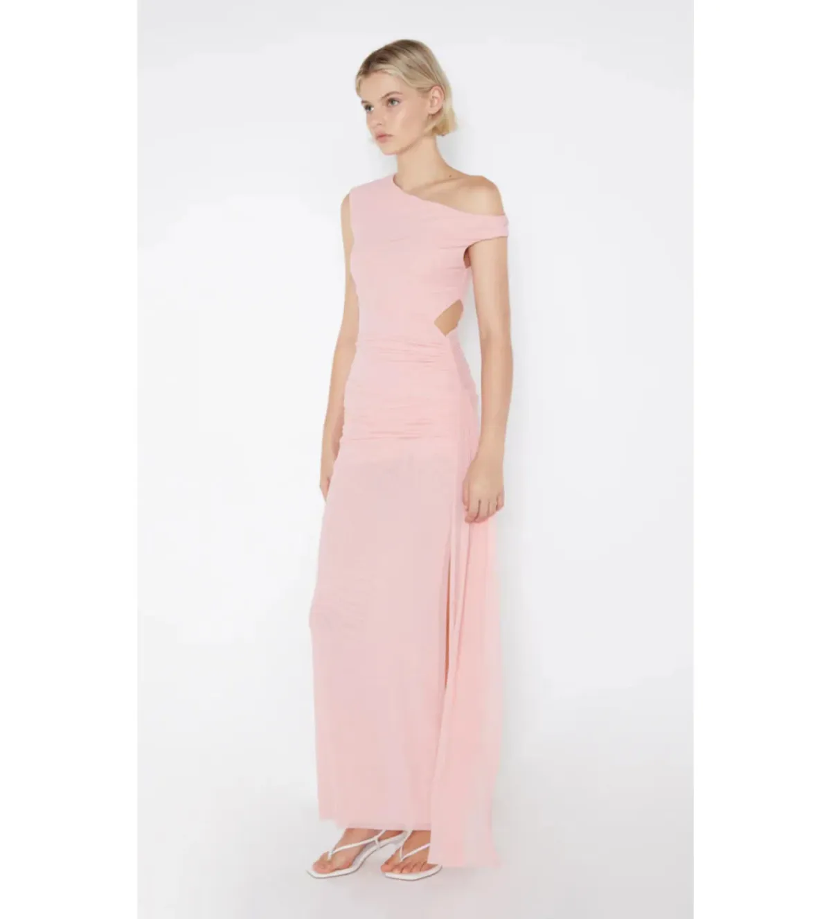 Bec & Bridge Victoria Asym Dress Dusty Pink Size AU 10 - Image 2