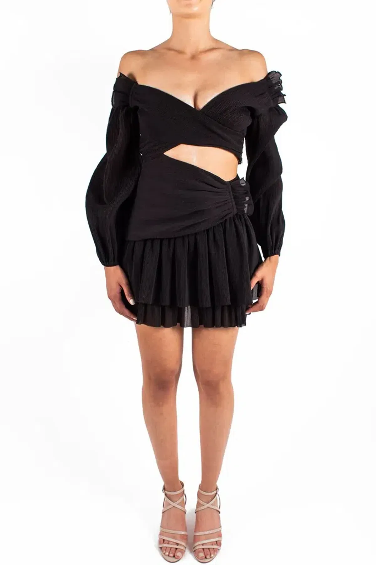 Zimmermann Golden Surfer Dress Black Size 0 - Image 1