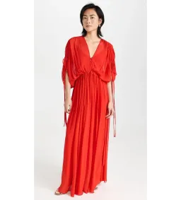 Lee Mathews Ines Dress Raspberry Size 10/M for rent on The Volte - image 1