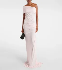 Entire Studios Pillar Maxi Dress Gown Pink Size 8 for rent on The Volte - image 1