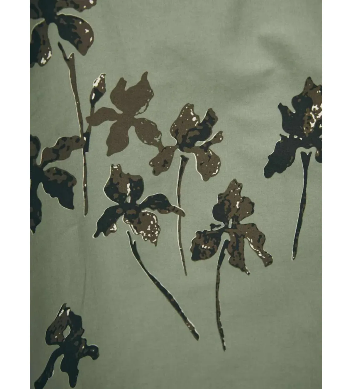 Reformation Kastoria Ruched Maxi Dress in Green/Iris Border Size 0/AU 6 - Image 6