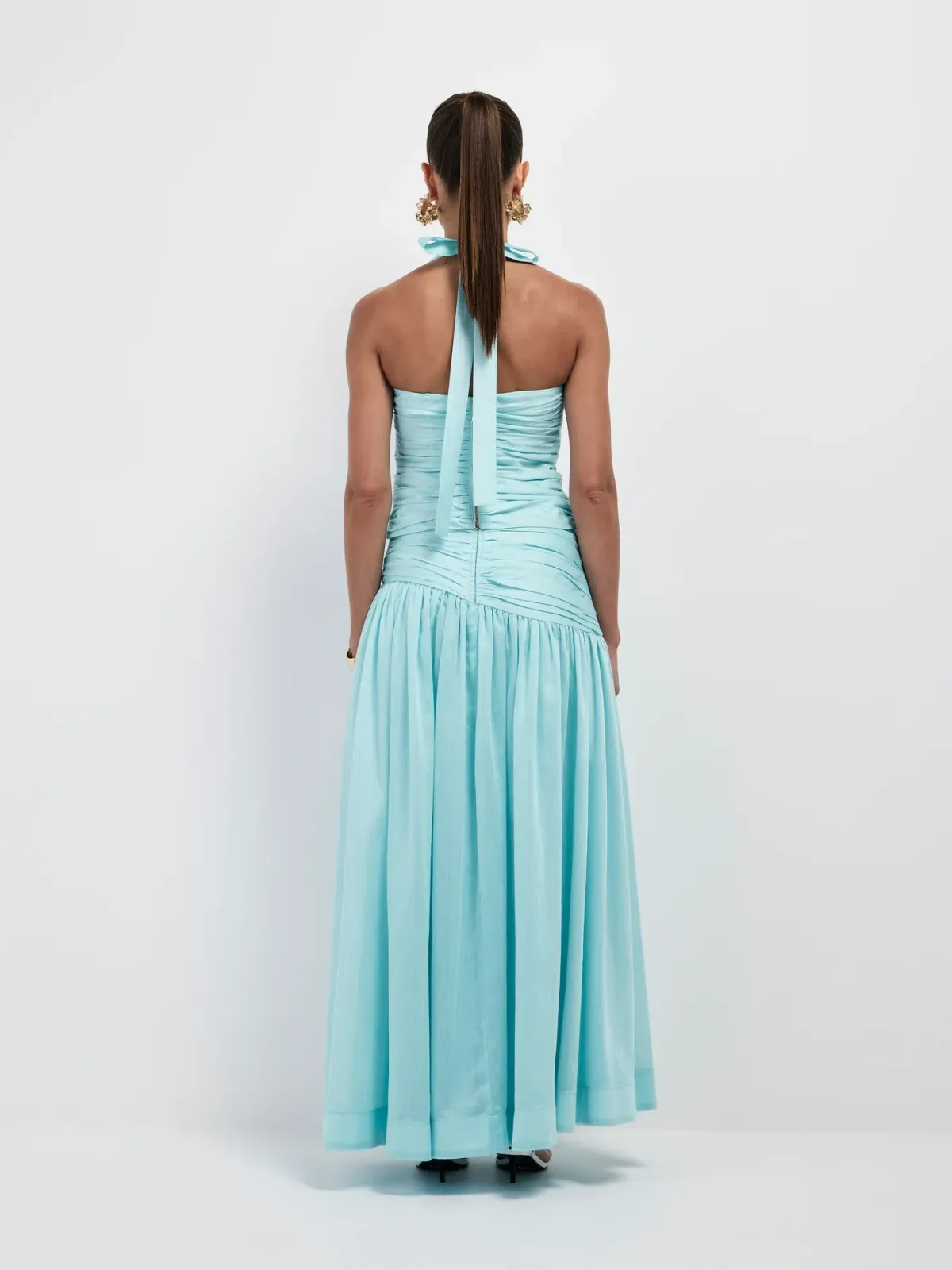 Sheike Cindy Top & Midi Skirt Set Blue Size AU 10 - Image 2