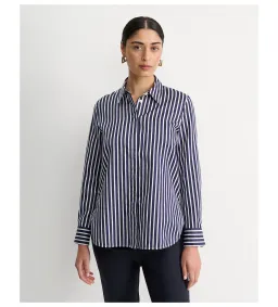 Sportscraft Hannah Cotton Silk Shirt Stripe Size AU 10 for rent on The Volte - image 1