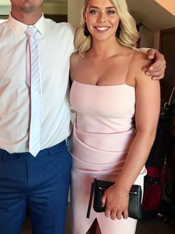 Bec & bridge dress blush pink size 8 for rent on The Volte - image 1