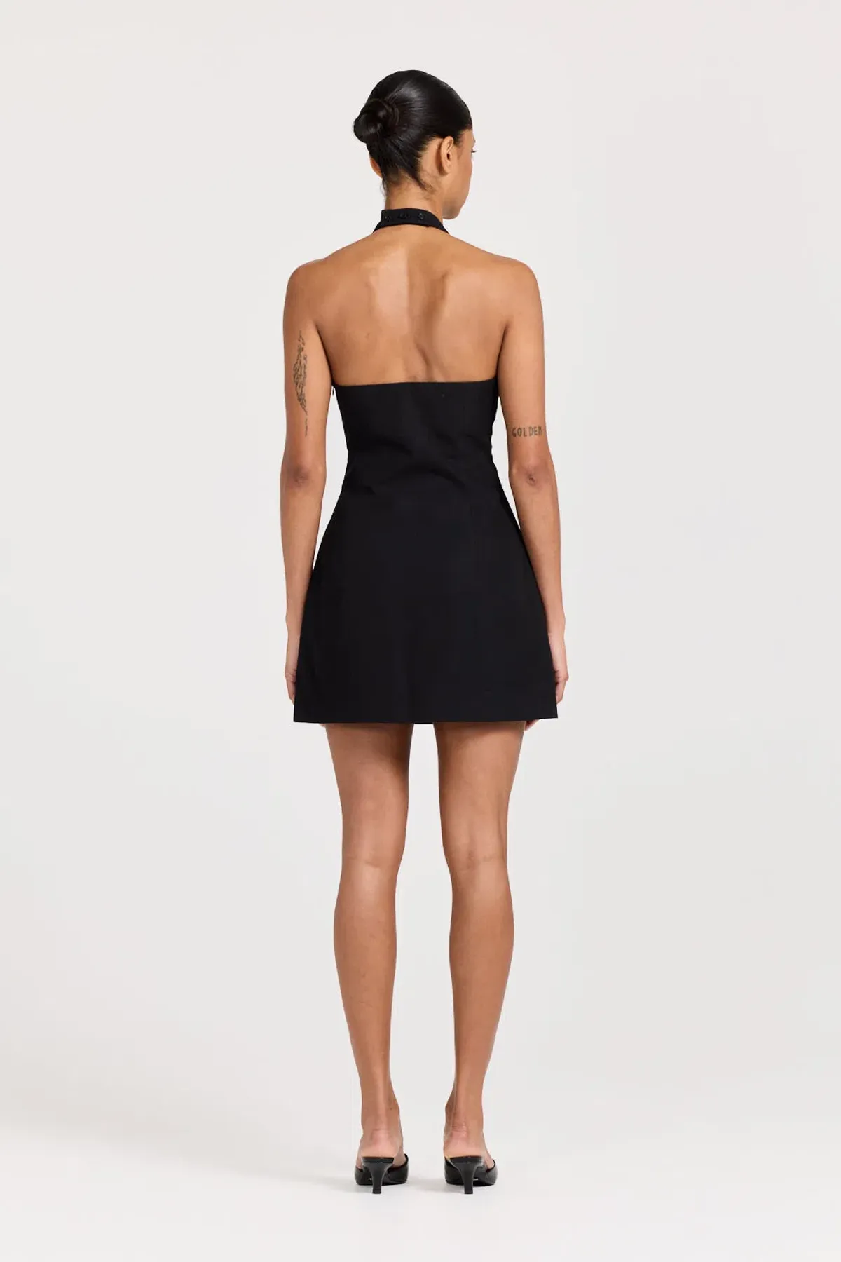 Henne Indigo Dress Black Size AU 6 - Image 2