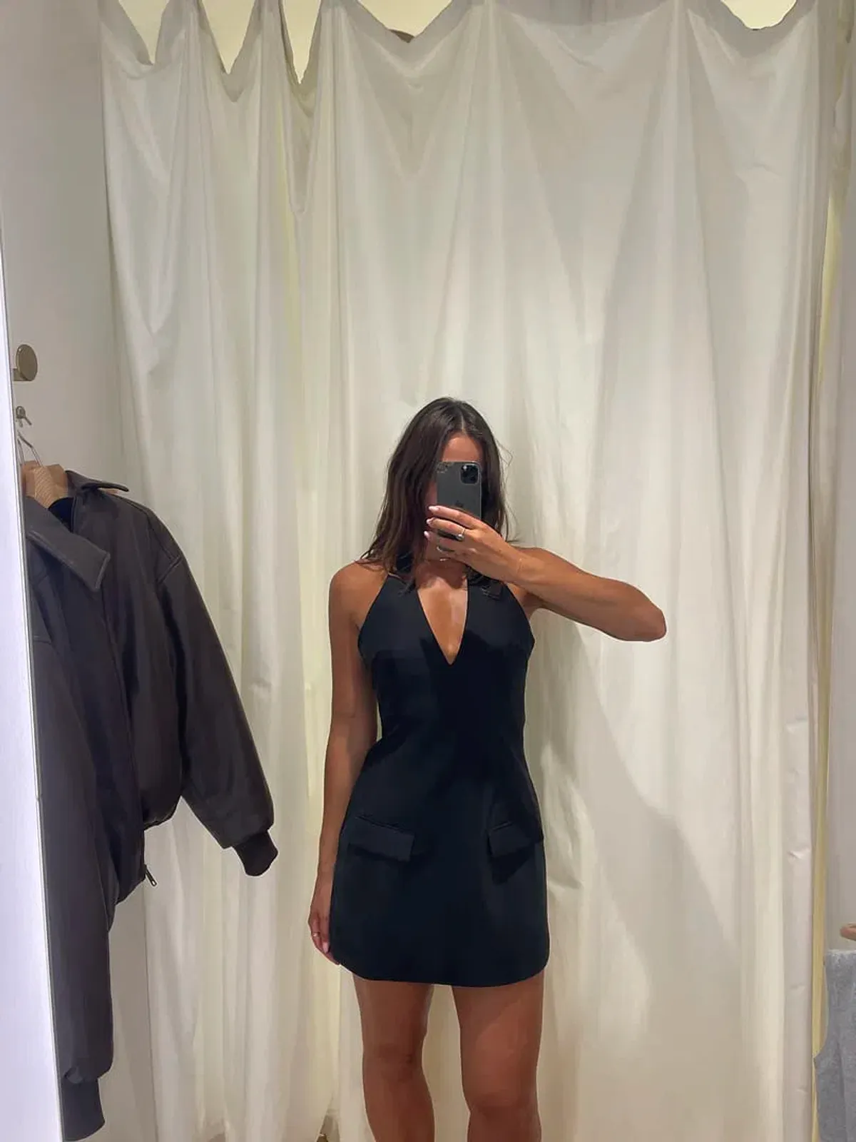 Henne Indigo Dress Black Size AU 6 - Image 4