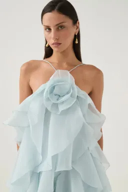 AJE Pandorea Layered Maxi Dress Size Blue AU 6 for rent on The Volte - image 3