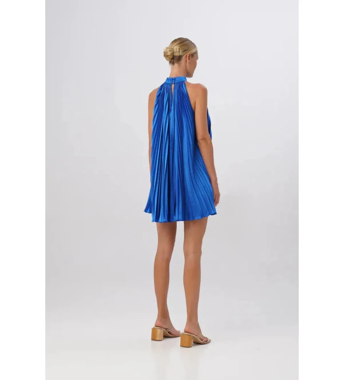 L'Idee Amour Mini Dress Moroccan Blue Size XS/AU 6 - Image 3