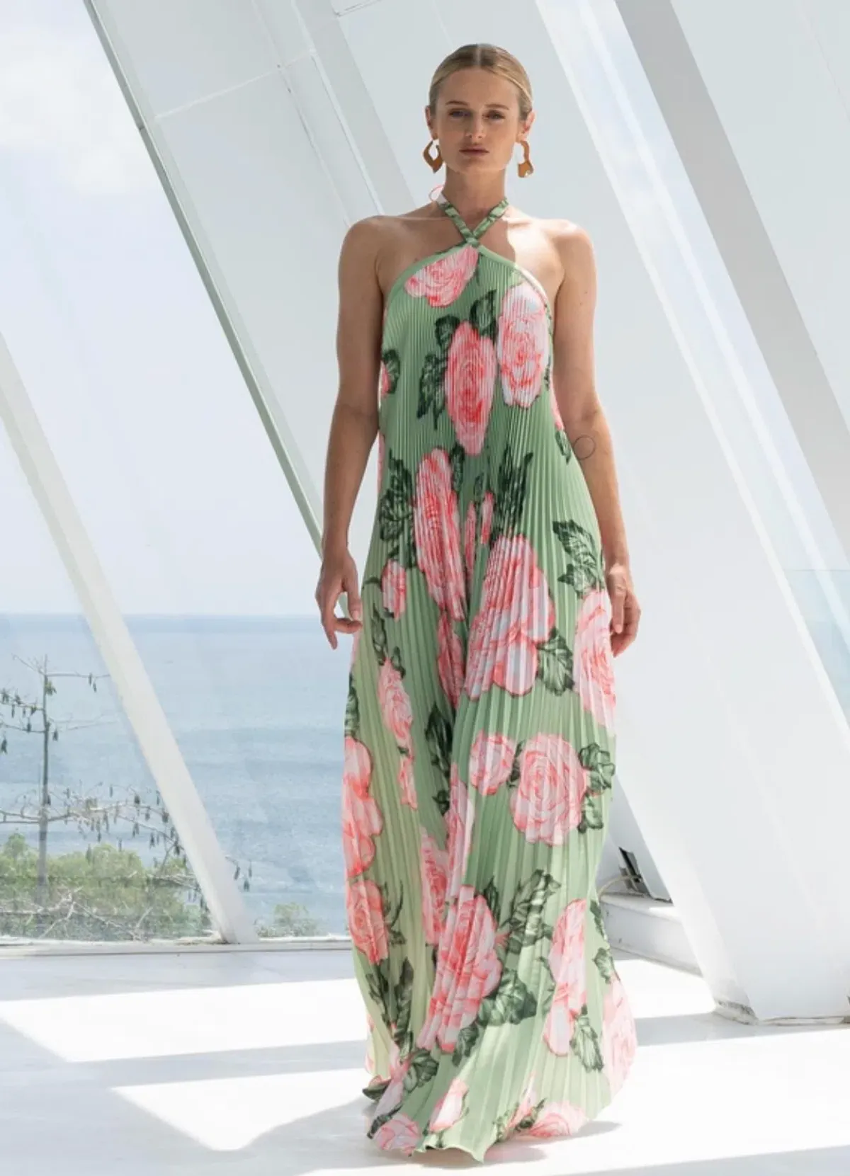 L'Idee Deesse Gown Fleur Rose Size AU 10 - Image 1