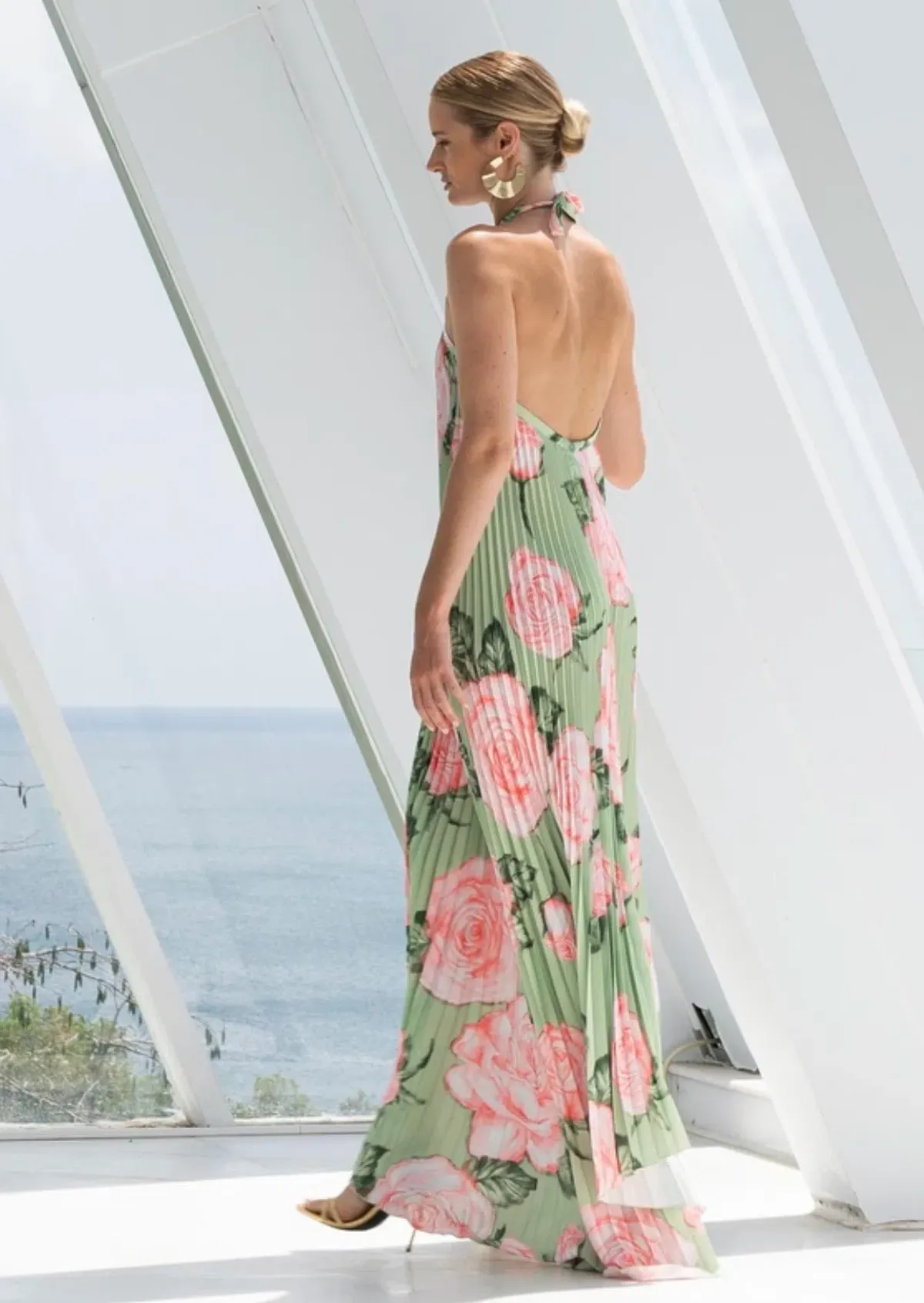 L'Idee Deesse Gown Fleur Rose Size AU 10 - Image 3