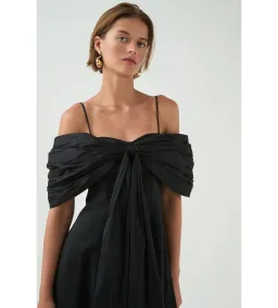 Aje Scarlett Gown Black Size AU 16  for rent on The Volte - image 4