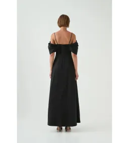 Aje Scarlett Gown Black Size AU 16  for rent on The Volte - image 3
