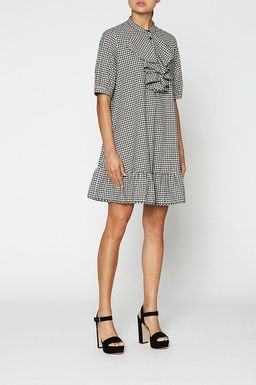Scanlan Theodore Gingham Ruffle Dress size 8 for rent on The Volte - image 1