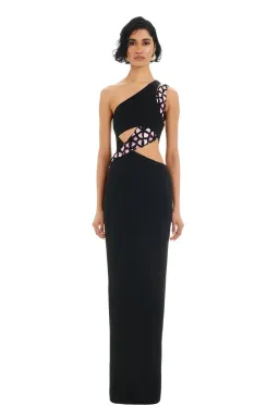 Eliya The Label Shay Gown Black Size 6 for rent on The Volte - image 1