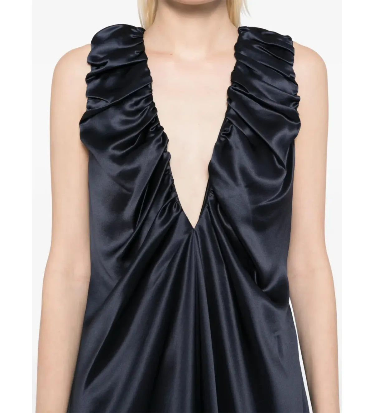 Acler Patterson Maxi Dress Navy Size 8 - Image 2