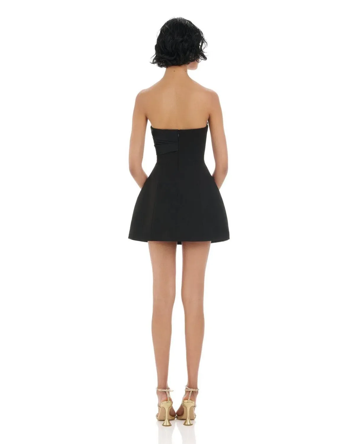 Eliya The Label North Mini Dress Black Size 6 - Image 5