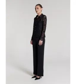 Perri Cutten Como Lace Shirt Black Size AU 6 for rent on The Volte - image 2