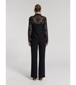 Perri Cutten Como Lace Shirt Black Size AU 6 for rent on The Volte - image 3