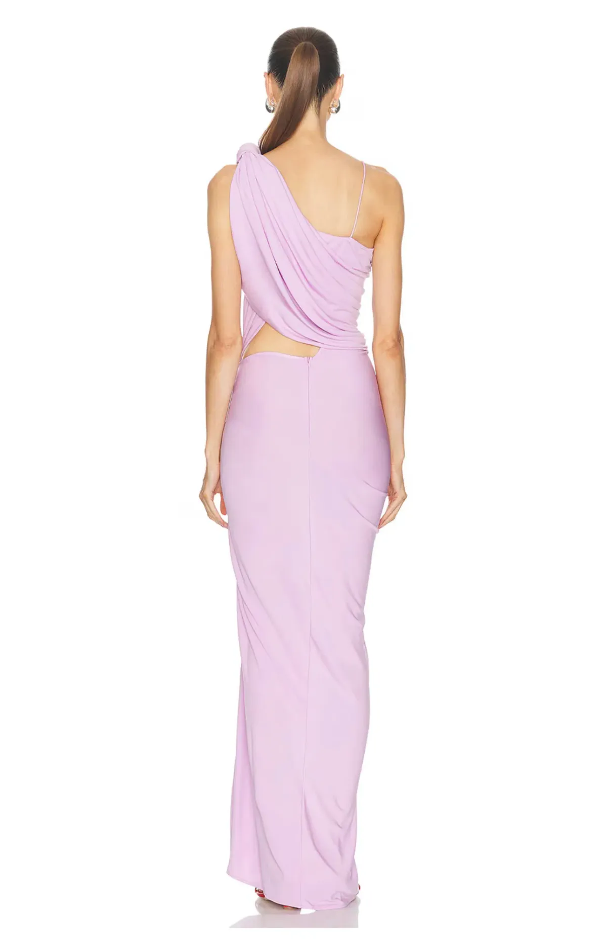 Christopher Esber Twisted Lever Maxi Dress Pink Size 8 - Image 4