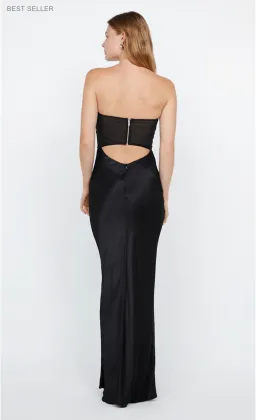 Bec & Bridge Halle Strapless Dress Maxi Black Size AU 8 for rent on The Volte - image 2