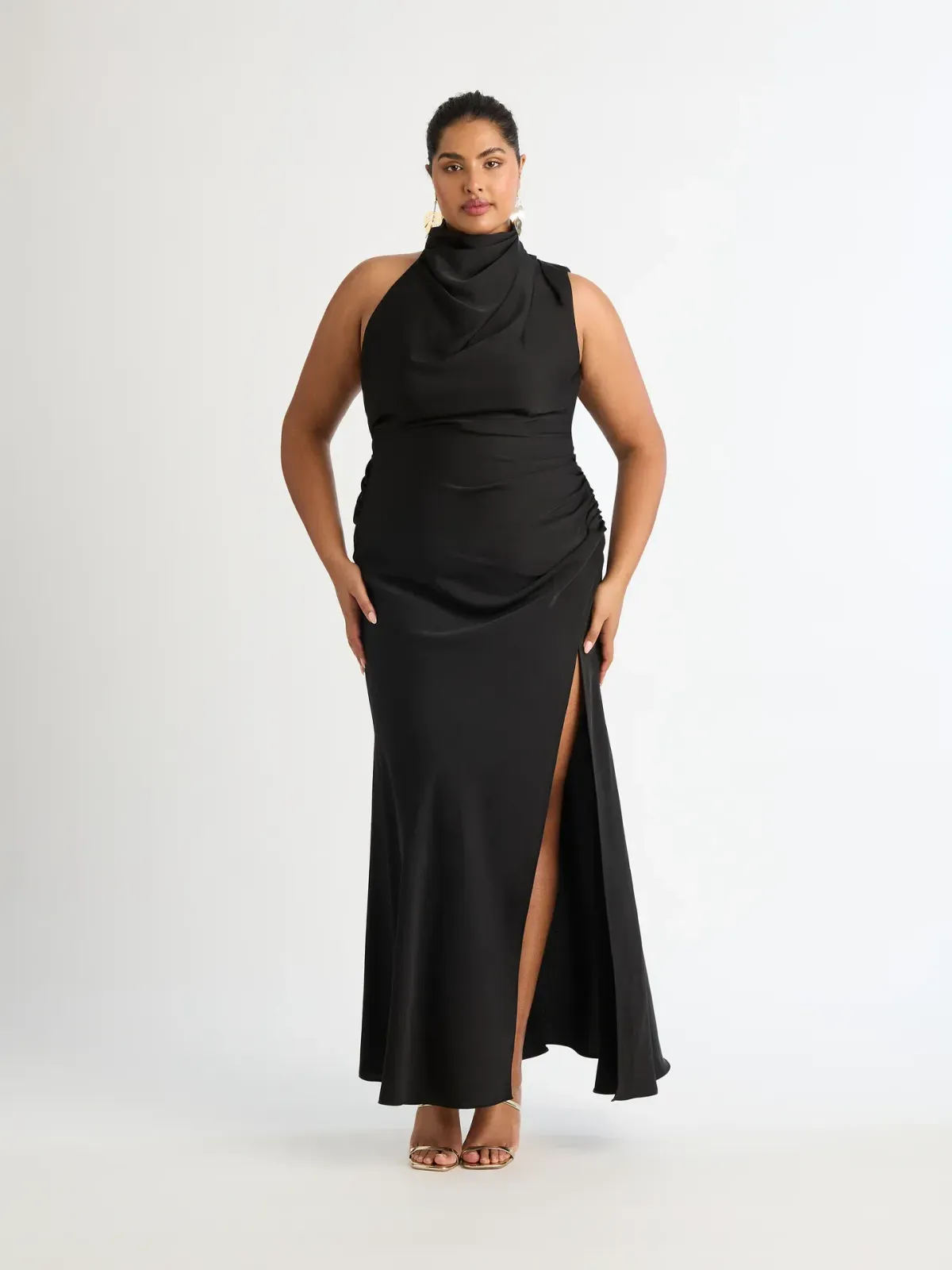 Sheike Venus Maxi Dress Black Size 16 - Image 4