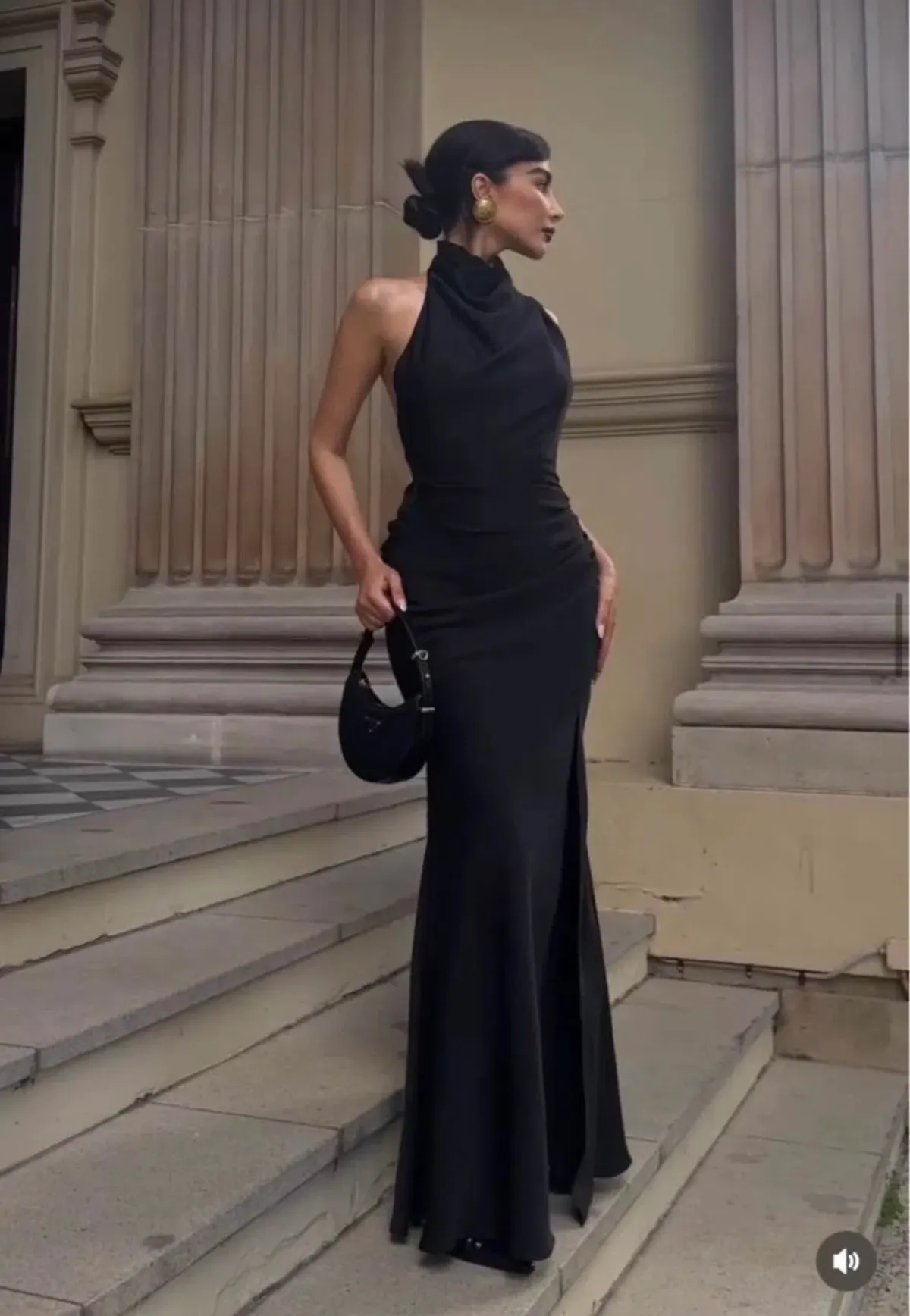 Sheike Venus Maxi Dress Black Size 16 - Image 3