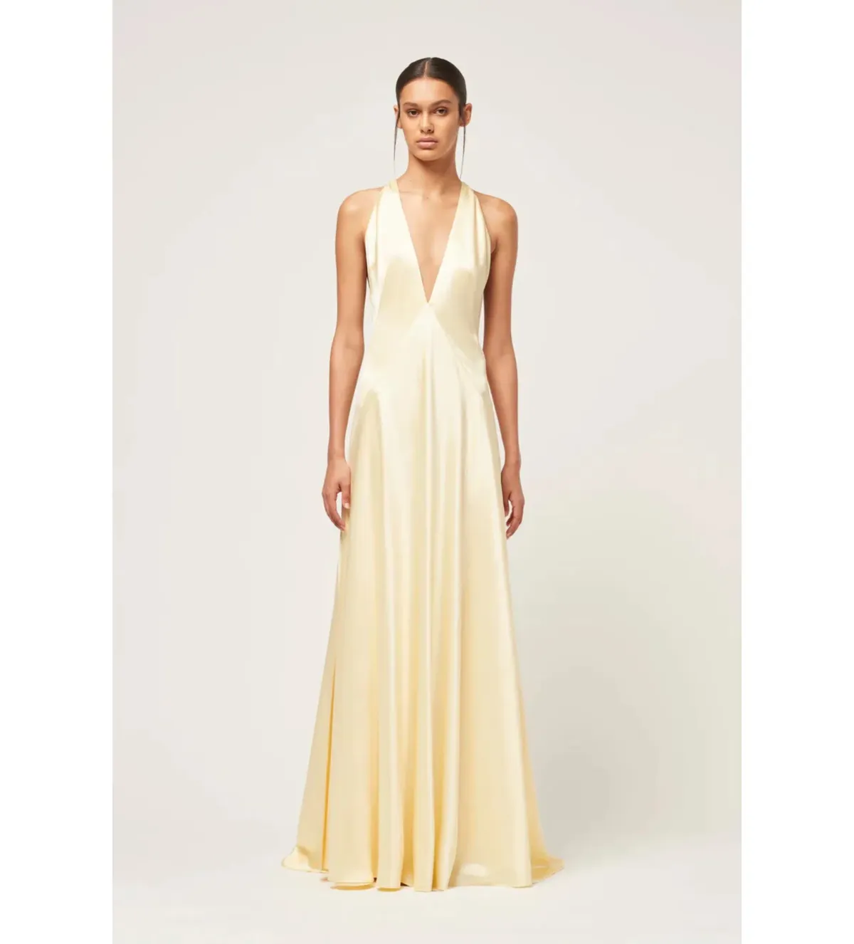 Michael Lo Sordo Bond 007 Paloma Dress Pale Yellow Size 6/XS - Image 1