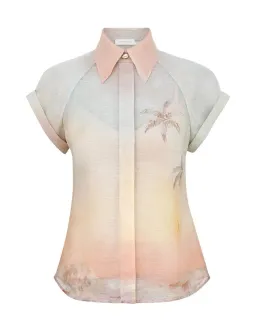 Zimmermann Illuminate Fitted Blouse Size 12 for rent on The Volte - image 2