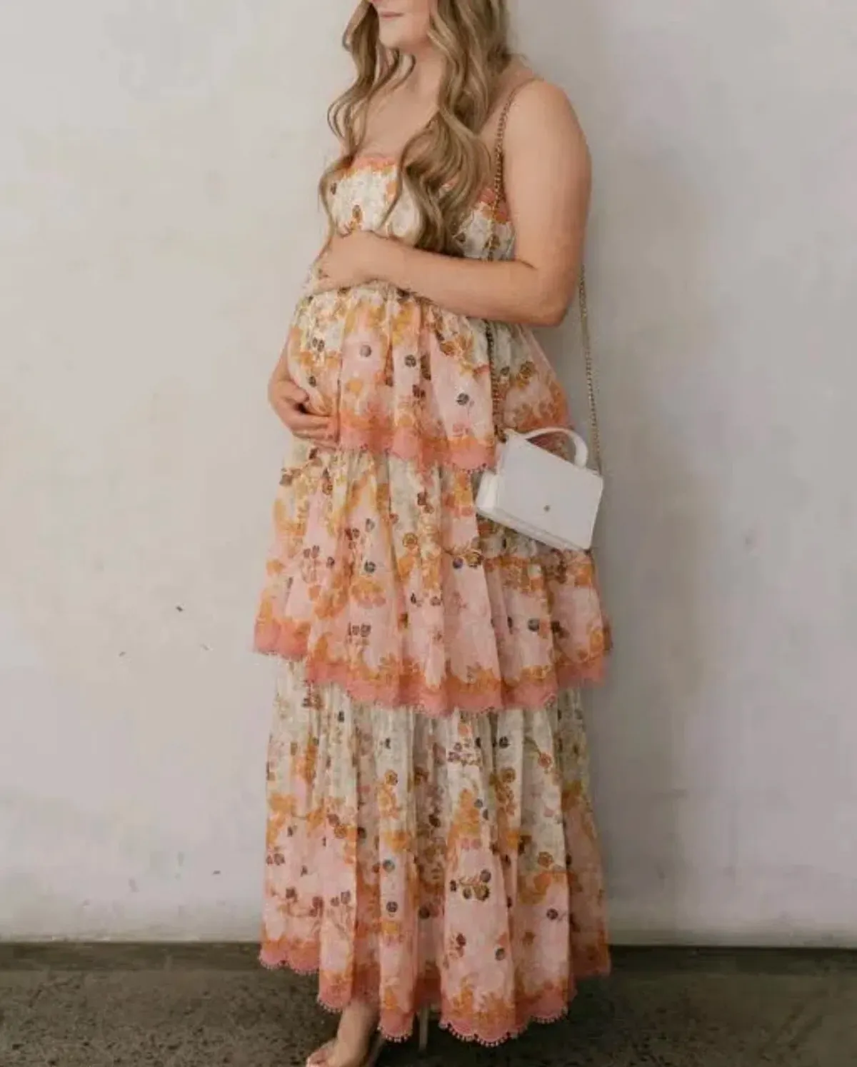 Zimmermann Laurel Frill Midi Dress AU Size 8 - Image 4