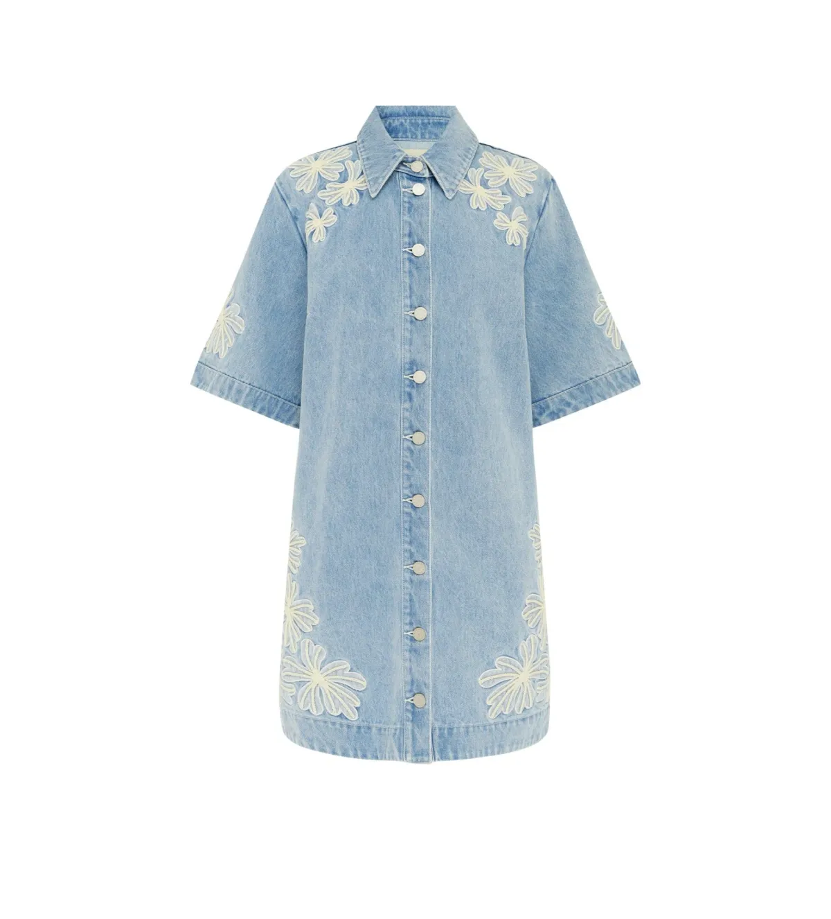 Alemais Charlene Denim Mini Dress Size AU 16  - Image 6