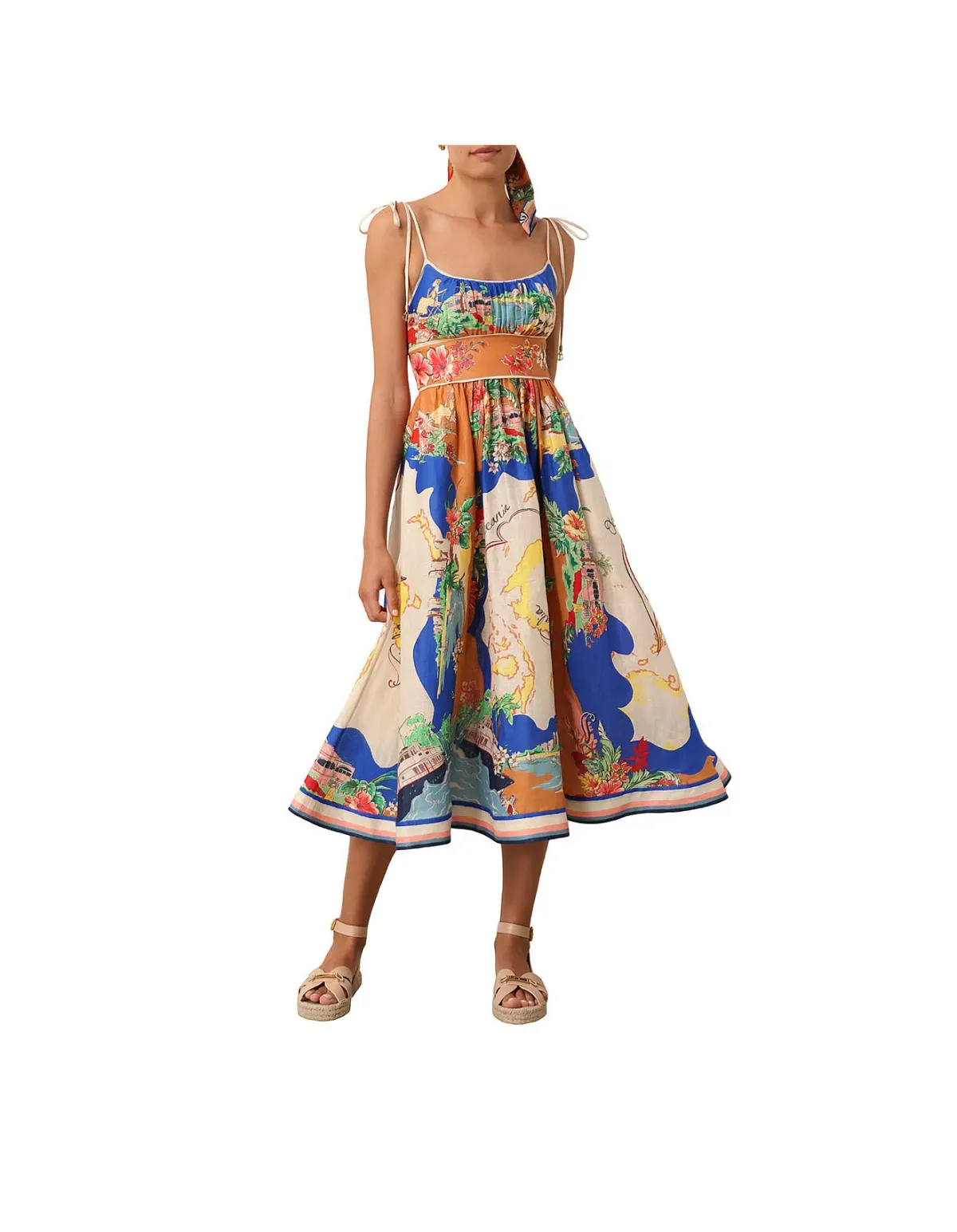 Zimmermann Alight Picnic Dress Size 0 Au 8 - Image 1