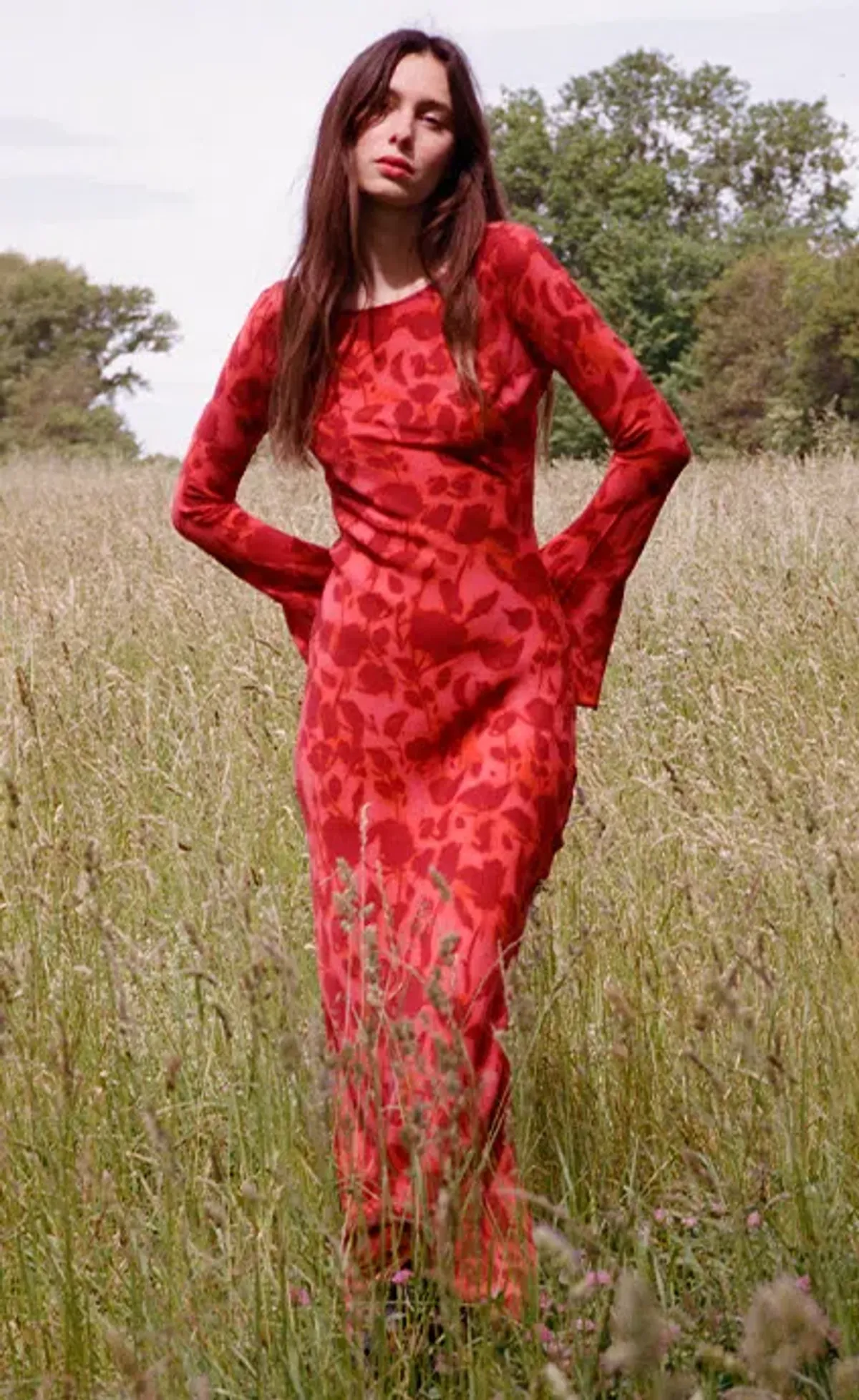  Realisatiion Par The Gia in Havana Red Print Size 10 - Image 2