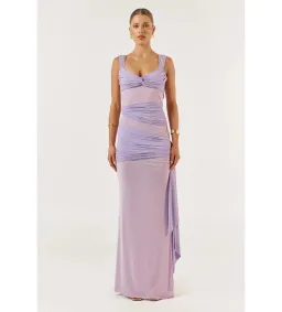She is Olla Ariel Maxi Dress Lavender Size AU 8 for rent on The Volte - image 2
