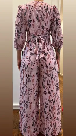 Joslin Jumpsuit Paisley Pink Size AU 10 for rent on The Volte - image 3