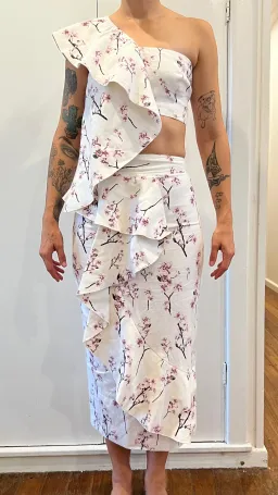 Joslin Studio Two Piece Skirt Top Multi Size AU 8 for rent on The Volte - image 1