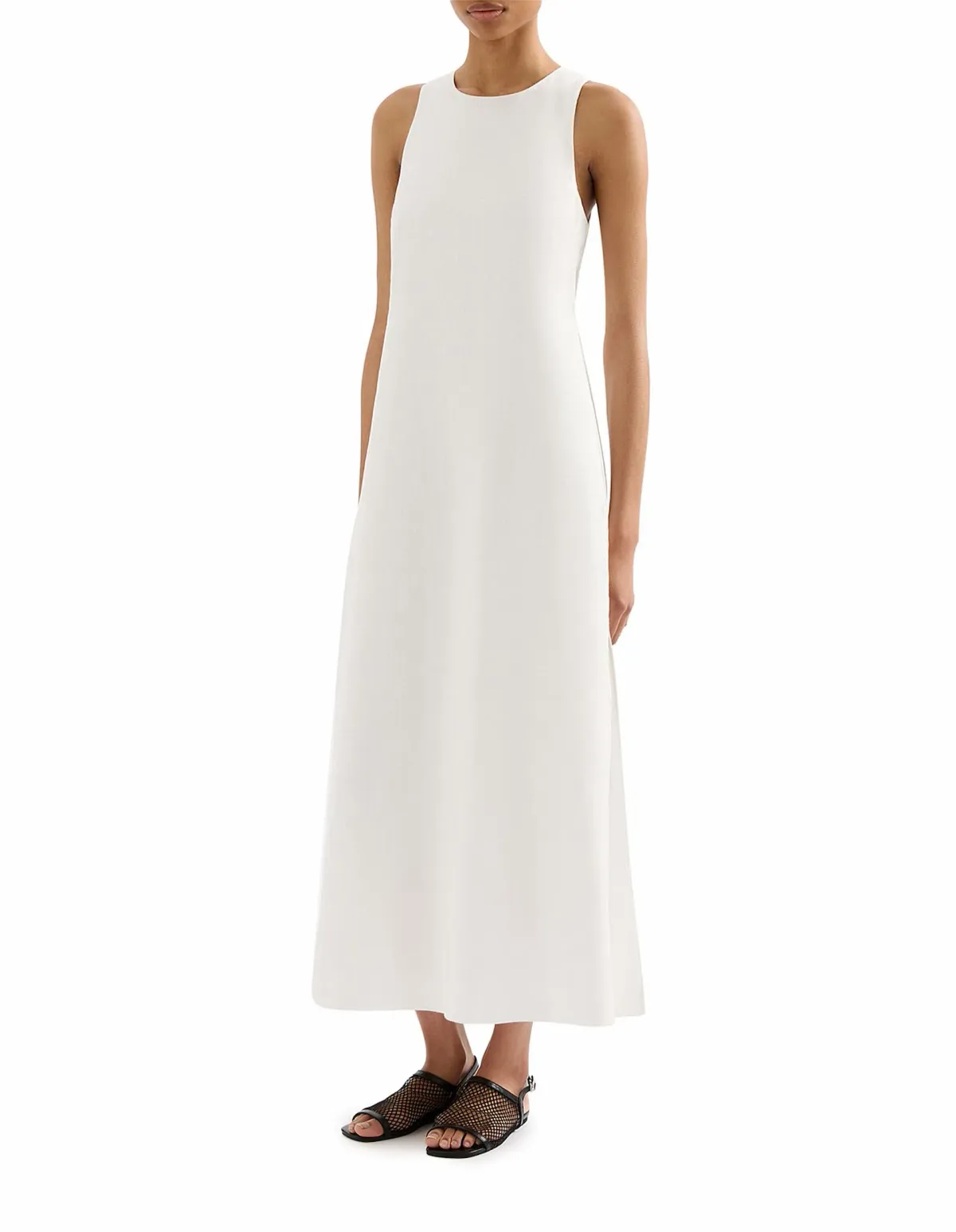 Nude Lucy Thilda Linen Maxi Dress White Size 6/XS - Image 1