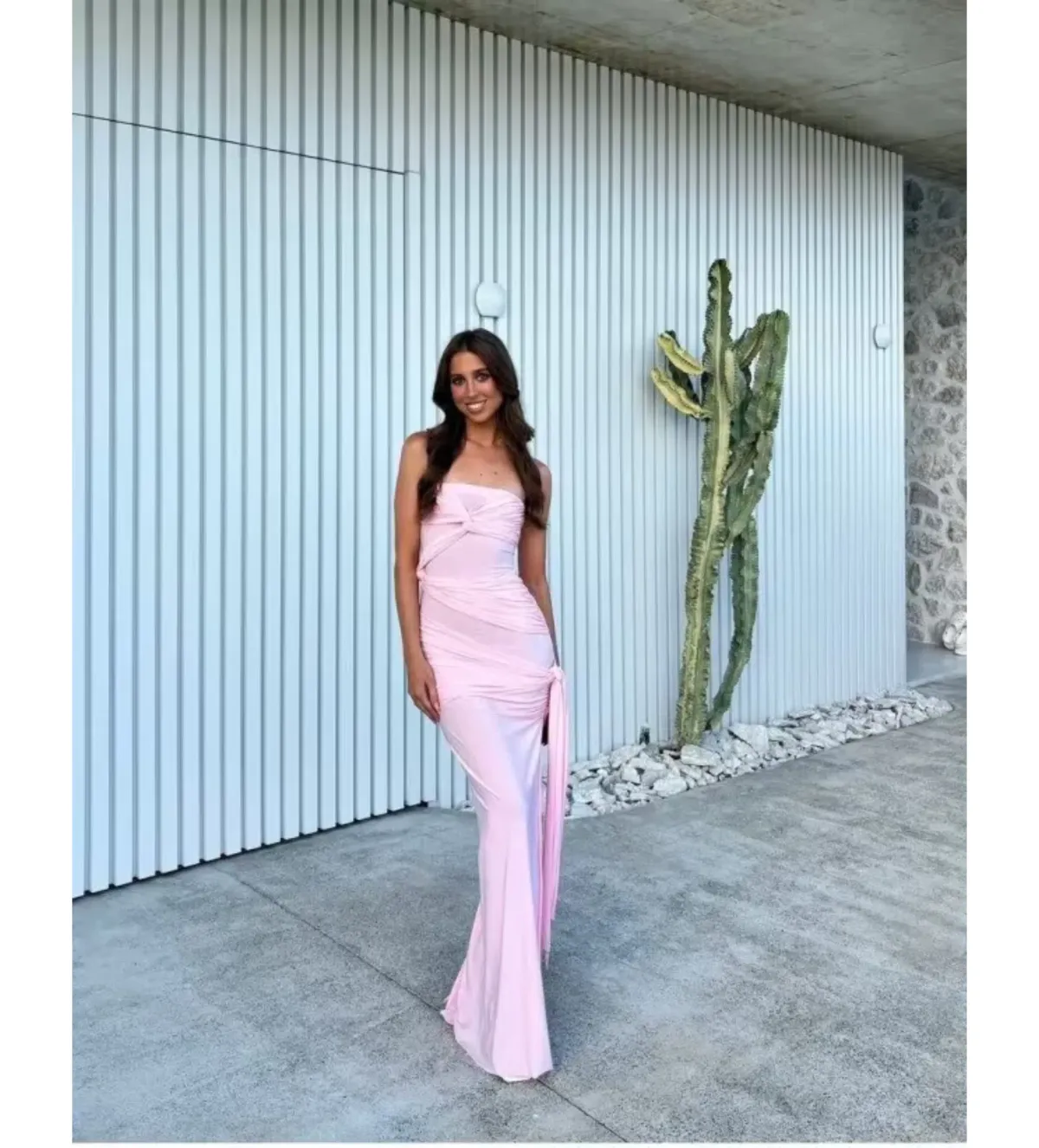 Natalie Rolt Miranda Gown Blossom Pink Size AU 8 - Image 5