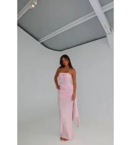 Natalie Rolt Miranda Gown Blossom Pink Size AU 8 for rent on The Volte - image 1