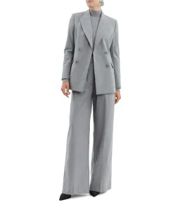Rebecca Vallance Benoit Loose Fit Blazer in Grey Size AU 6 for rent on The Volte - image 1