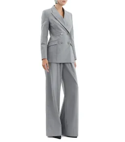 Rebecca Vallance Benoit Loose Fit Blazer in Grey Size AU 6 for rent on The Volte - image 2