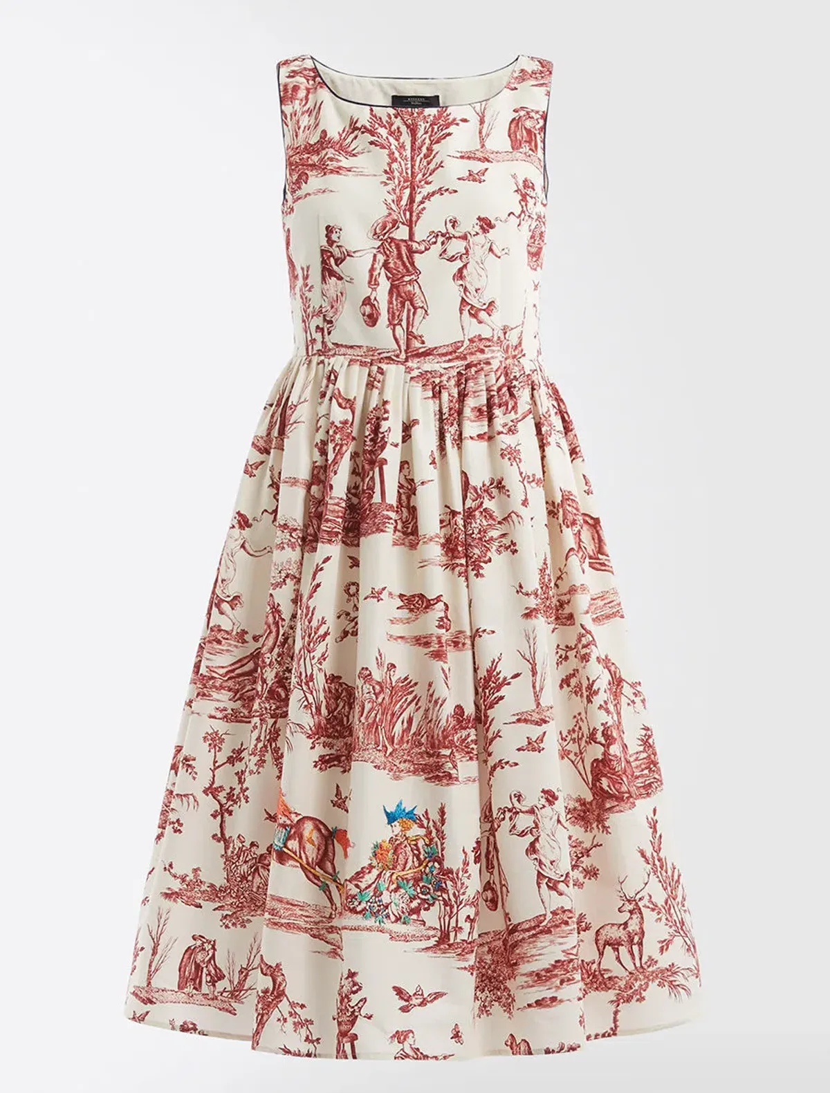Max Mara Trophy Day Dress Print Size 8 - Image 6