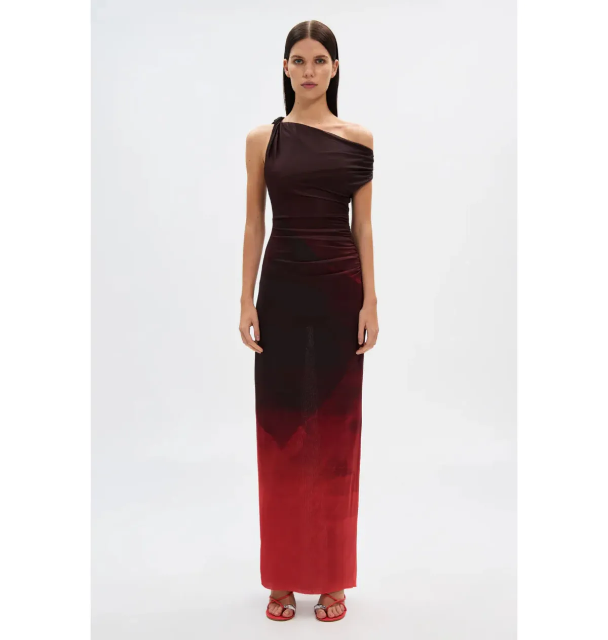 MISHA The Nyra Mesh Gown Venus Print Size AU 6 - Image 1
