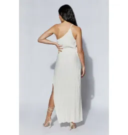 Meshki Pari Crinkle Maxi Dress Wheat Size S / AU 8 for rent on The Volte - image 4