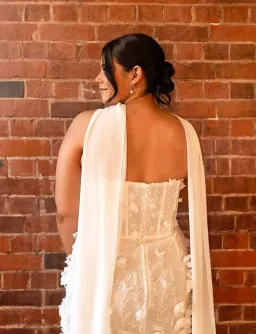 Eliya The Label Paulina Midi Dress White Size 14 for rent on The Volte - image 2